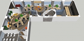 办公室装修设计平面图,装修设计平面图