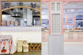 甜品店装饰效果图,甜品店装修设计图片