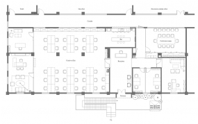 科技公司办公室装修设计平面图,办公室装修设计平面图