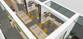 办公室设计效果图