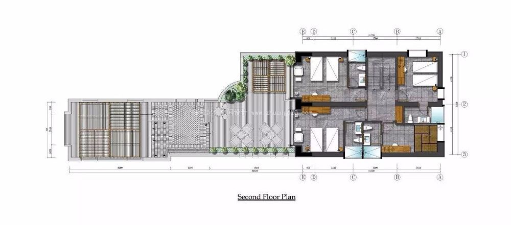 民宿酒店装饰平面图 酒店空间装修案例图片,民宿酒店装饰平面图