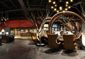 上海网吧装修设计效果图,网吧装修设计效果图