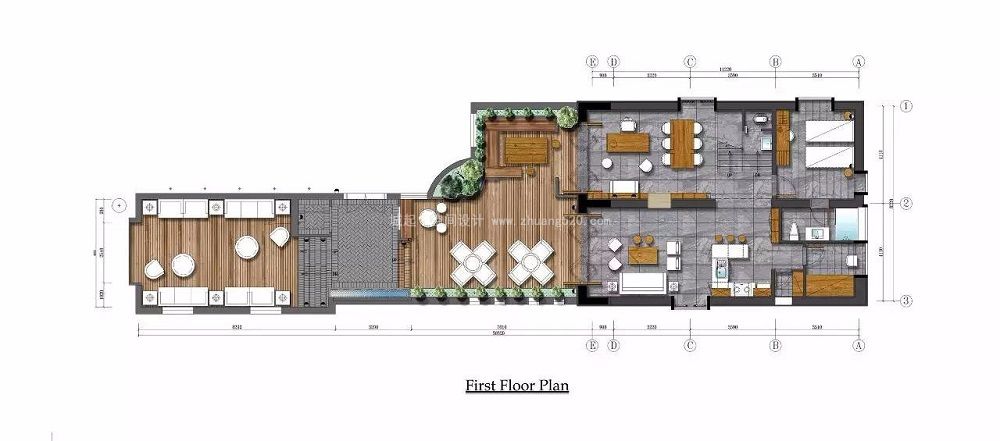 民宿酒店空间设计平面图 酒店空间装修案例图片,民宿酒店空间设计平面图