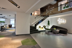 商务稳重风活动区装修设计效果图,活动区装修设计效果图