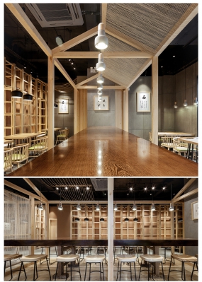 饭店空间设计实景图,饭店空间设计效果图