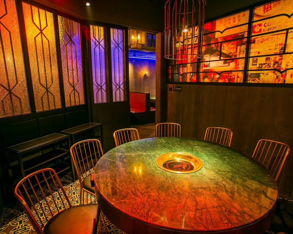 火锅店装修设计案例图,火锅店装修设计实景图