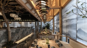 饭店空间设计效果图