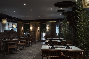 火锅店装修设计实景图,火锅店装修设计案例图