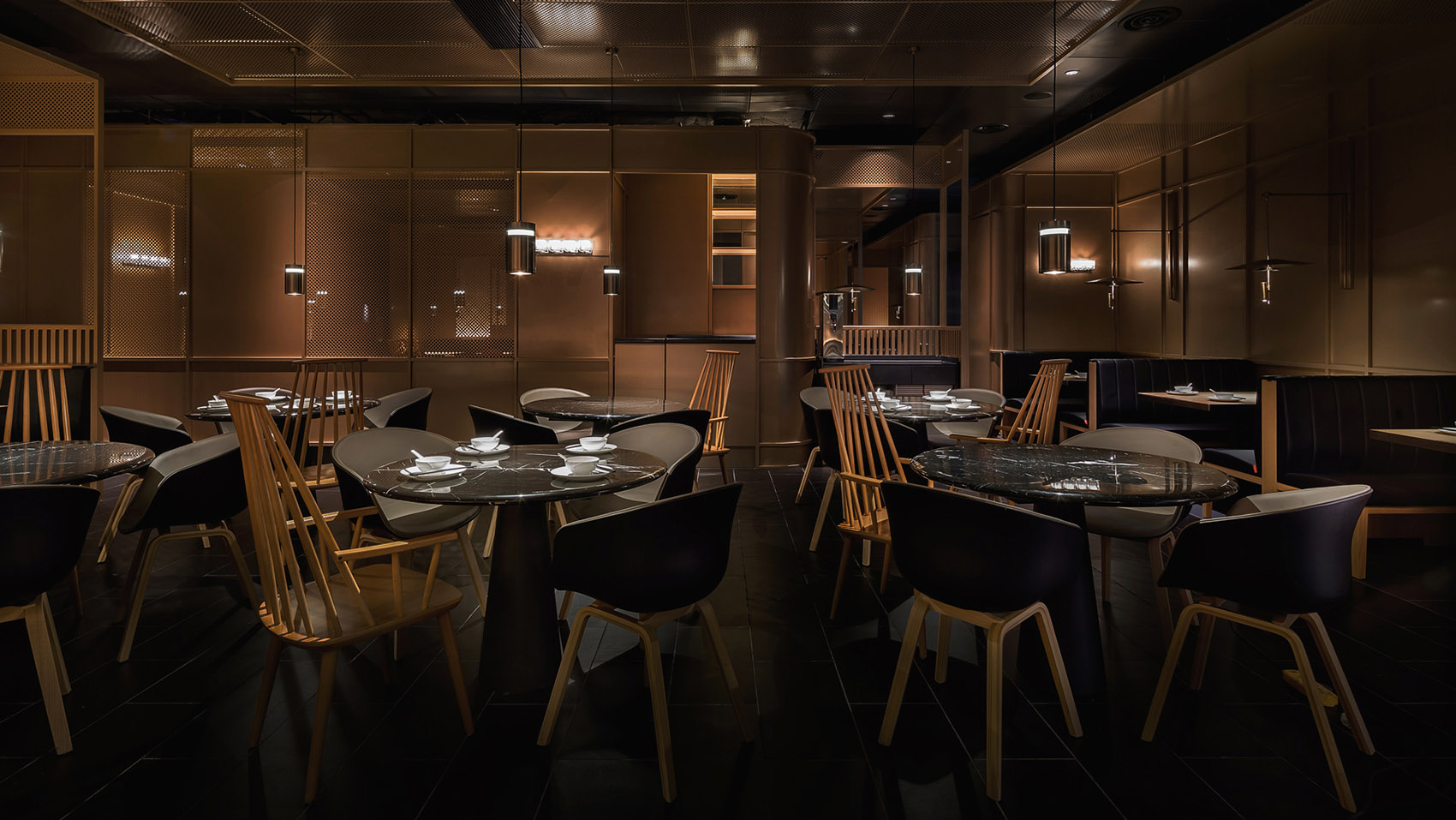 餐馆装修设计效果图,餐馆装修设计实景图