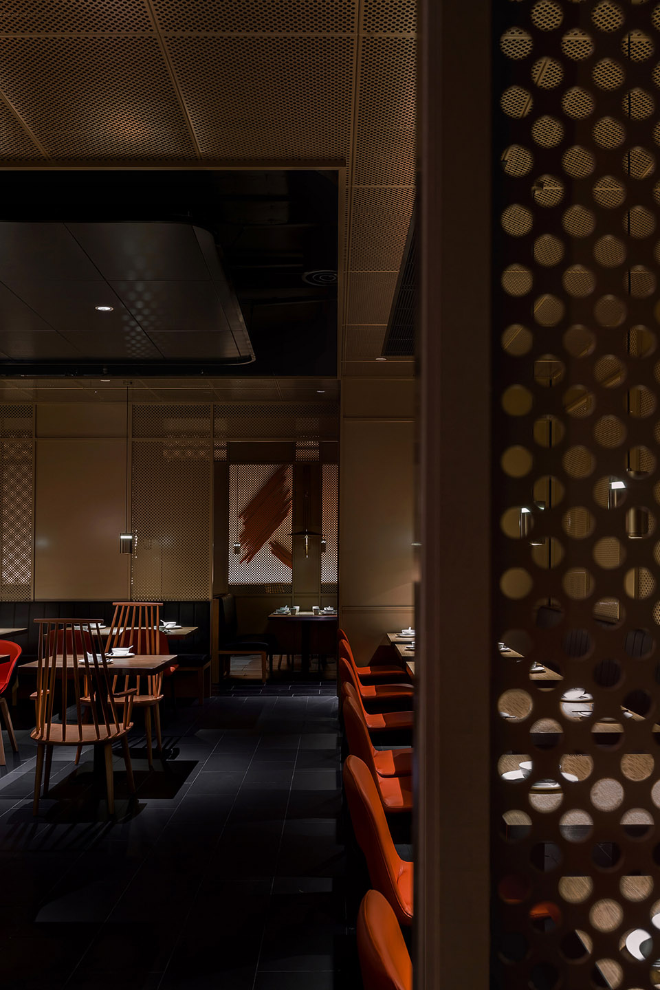 餐馆设计效果图,餐馆设计实景图