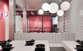 火锅店装修设计效果图,火锅店装修设计图片