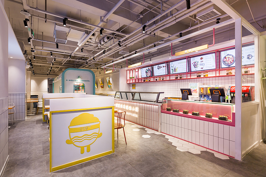 土豆粉店装修设计案例图,土豆粉店装修设计布局图