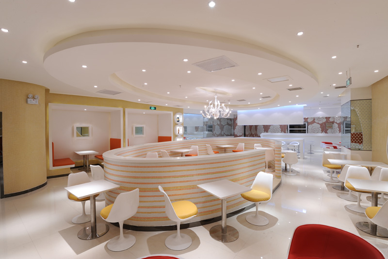 甜品店设计效果图,甜品店装修设计布局图