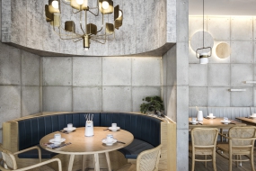 串串店铺装饰布局图,串串店铺空间设计效果图