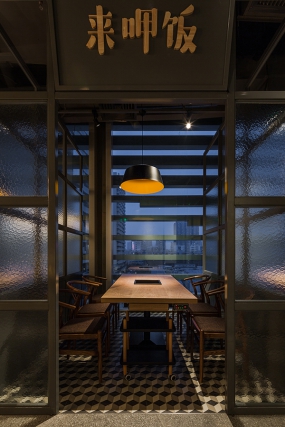 快餐店设计布局图,快餐店装饰效果图