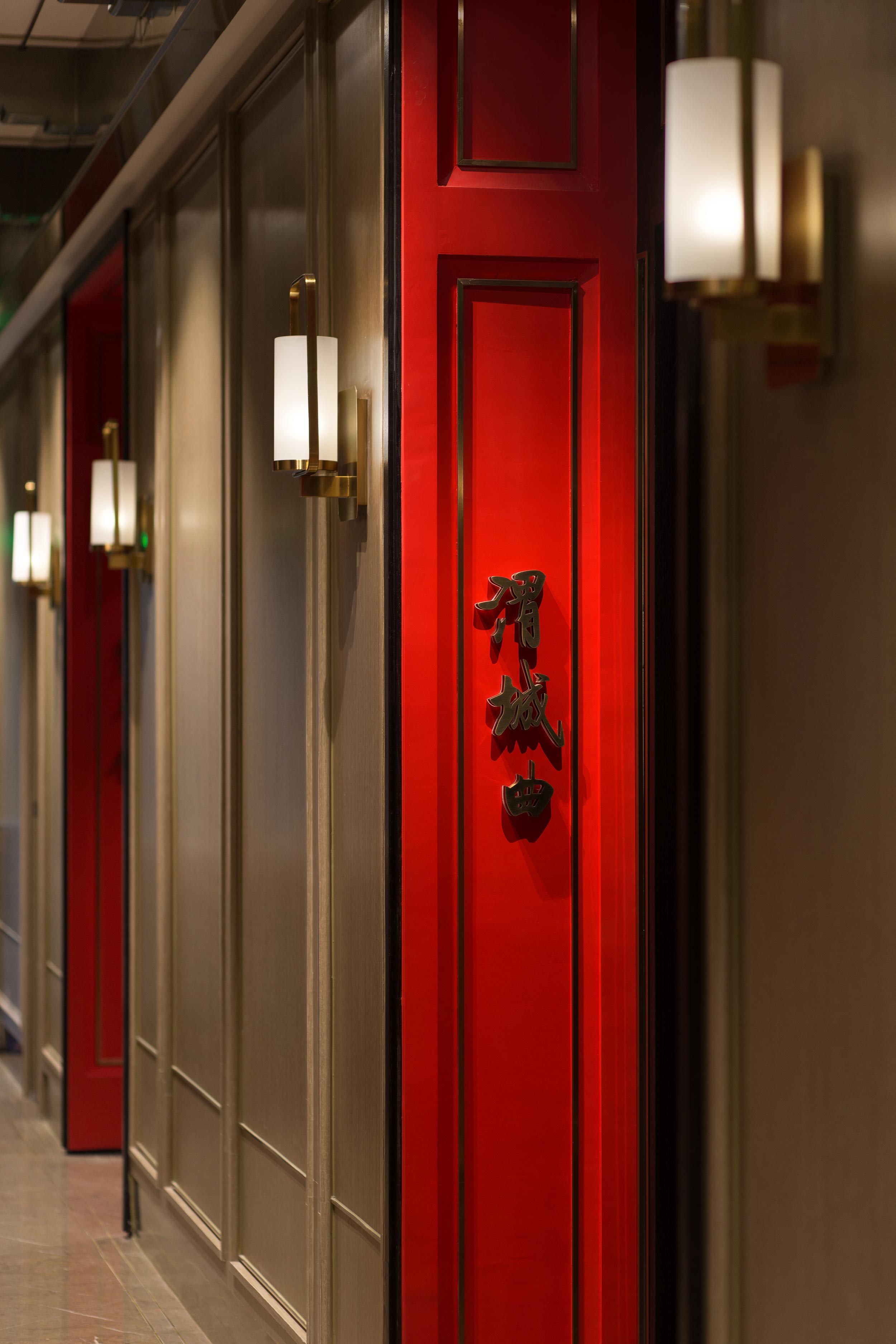 饭店装修设计实景图,饭店装修设计案例图