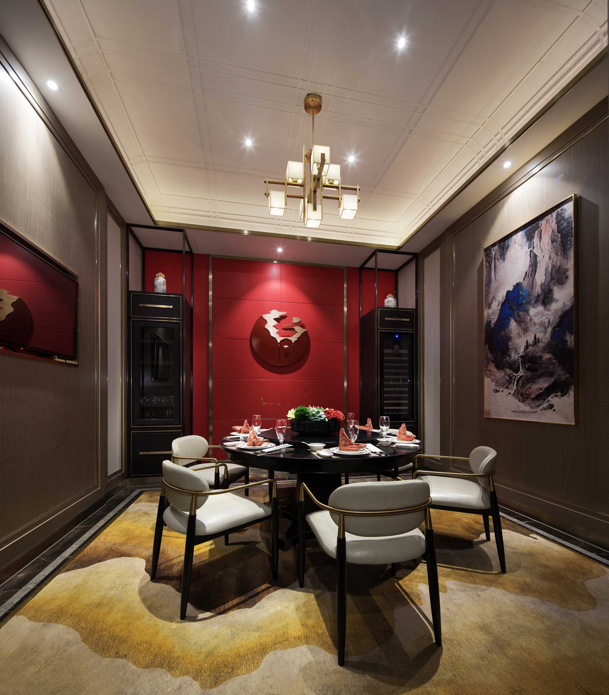 饭店空间设计案例图,饭店空间设计布局图