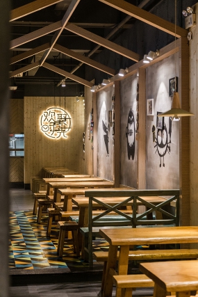 烧烤店装饰图片