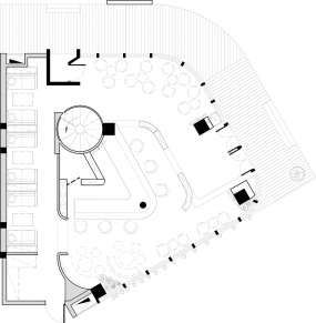 酒吧装修设计平面图