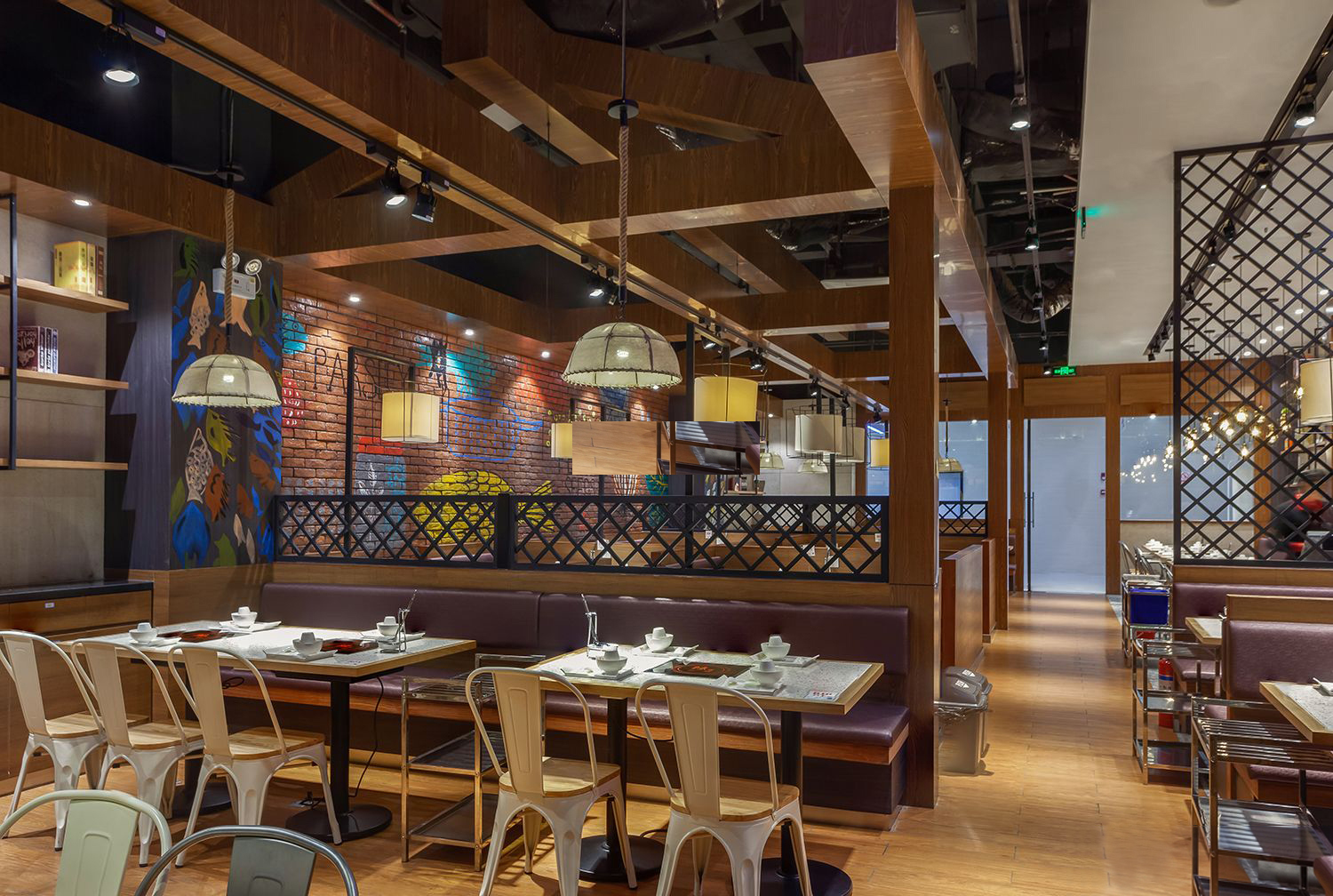 火锅店店面空间设计图片,火锅店店面空间设计案例图