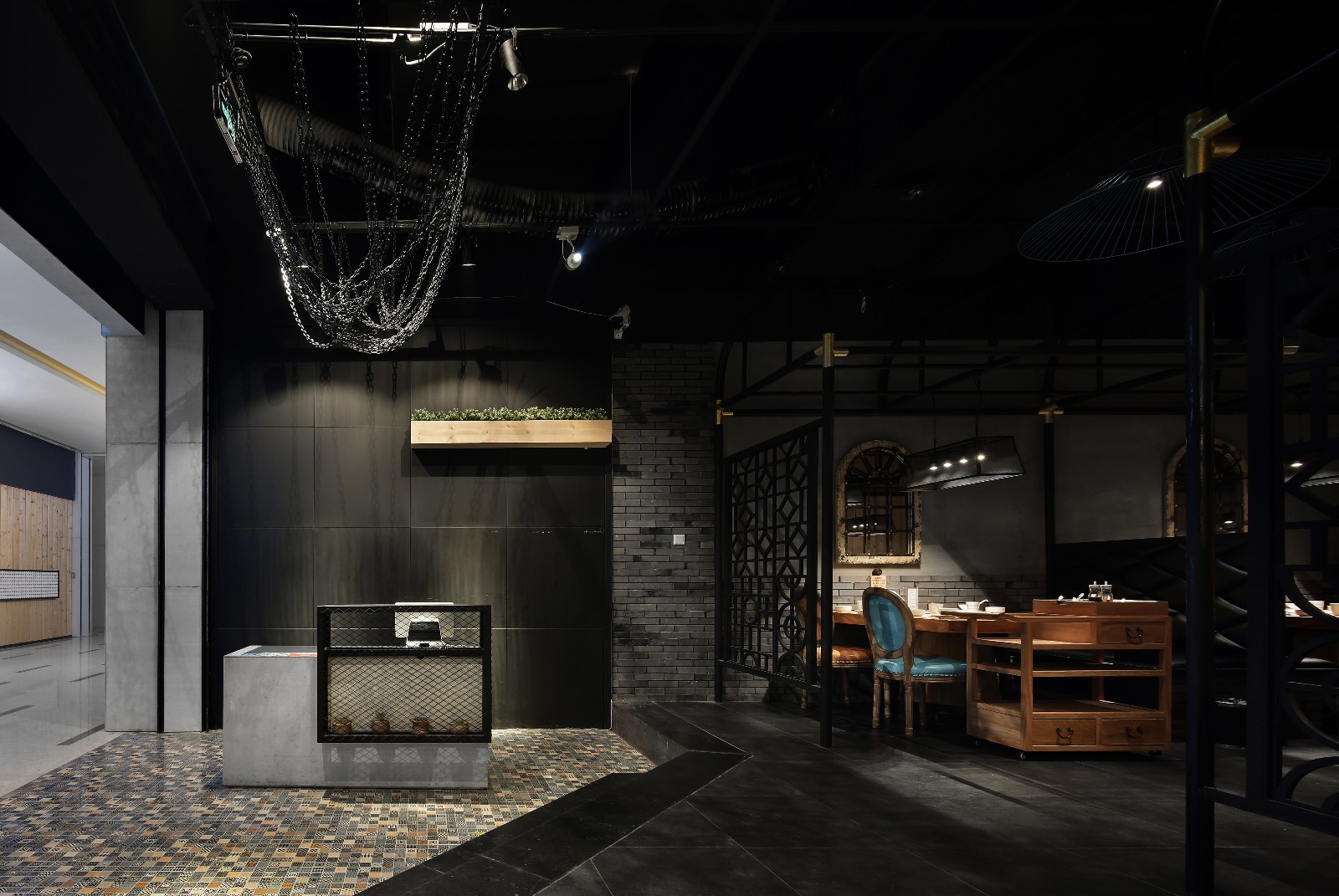 火锅店装修设计实景图,火锅店装修设计图片