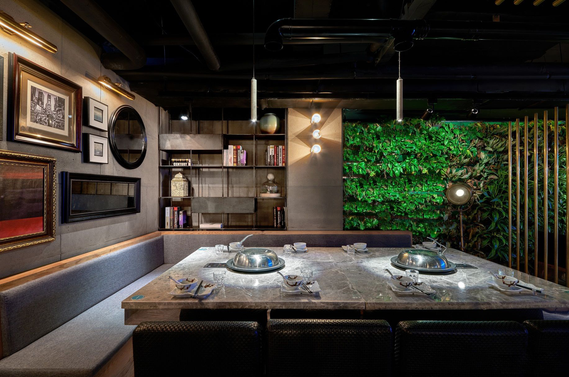 火锅店设计实景图,火锅店设计图片