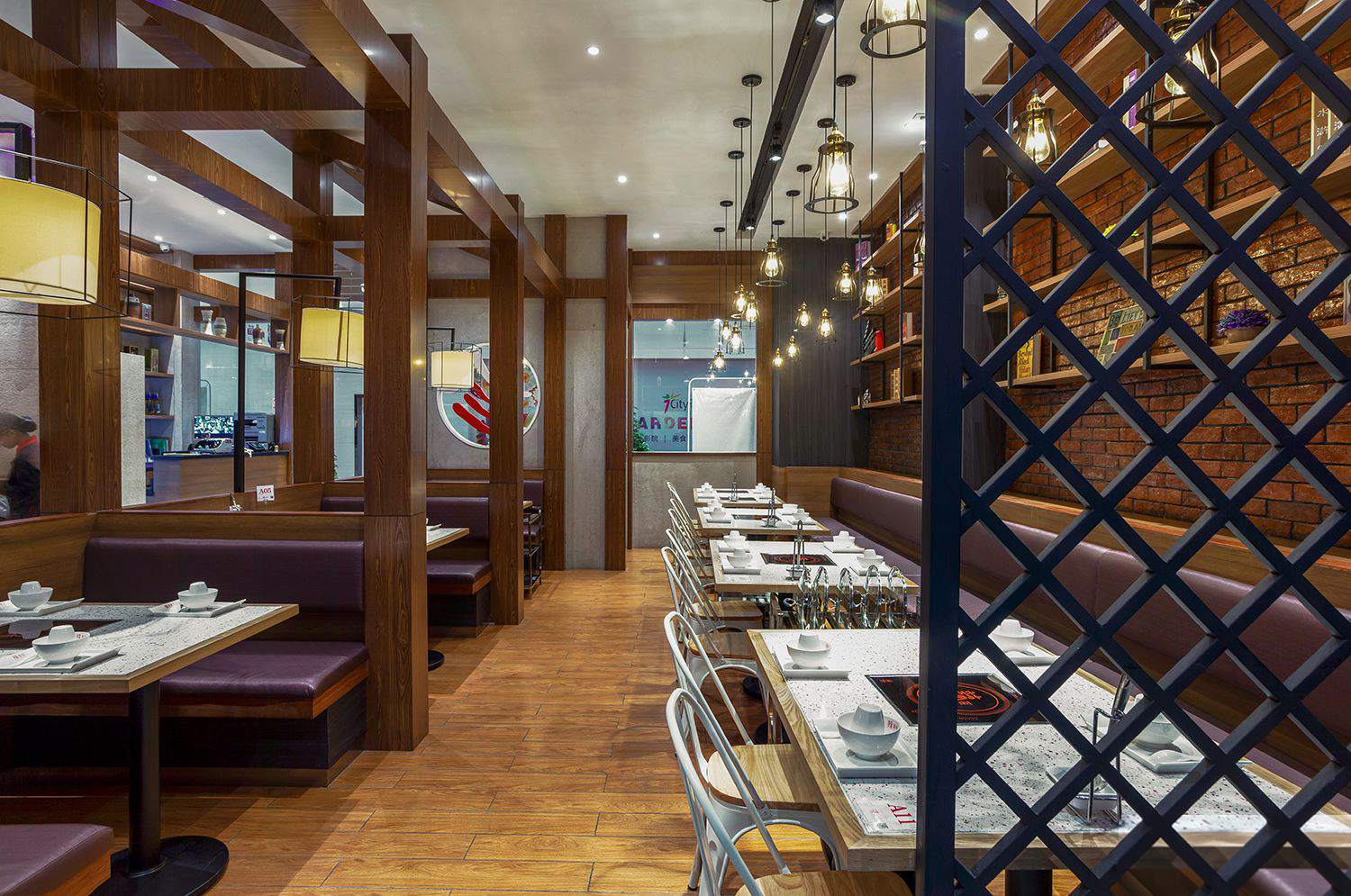 火锅店店面设计实景图,火锅店店面设计图片