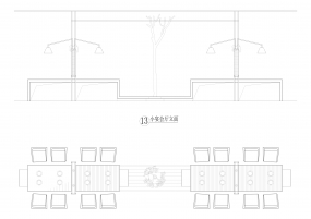 火锅店设计平面图,火锅店装饰平面图