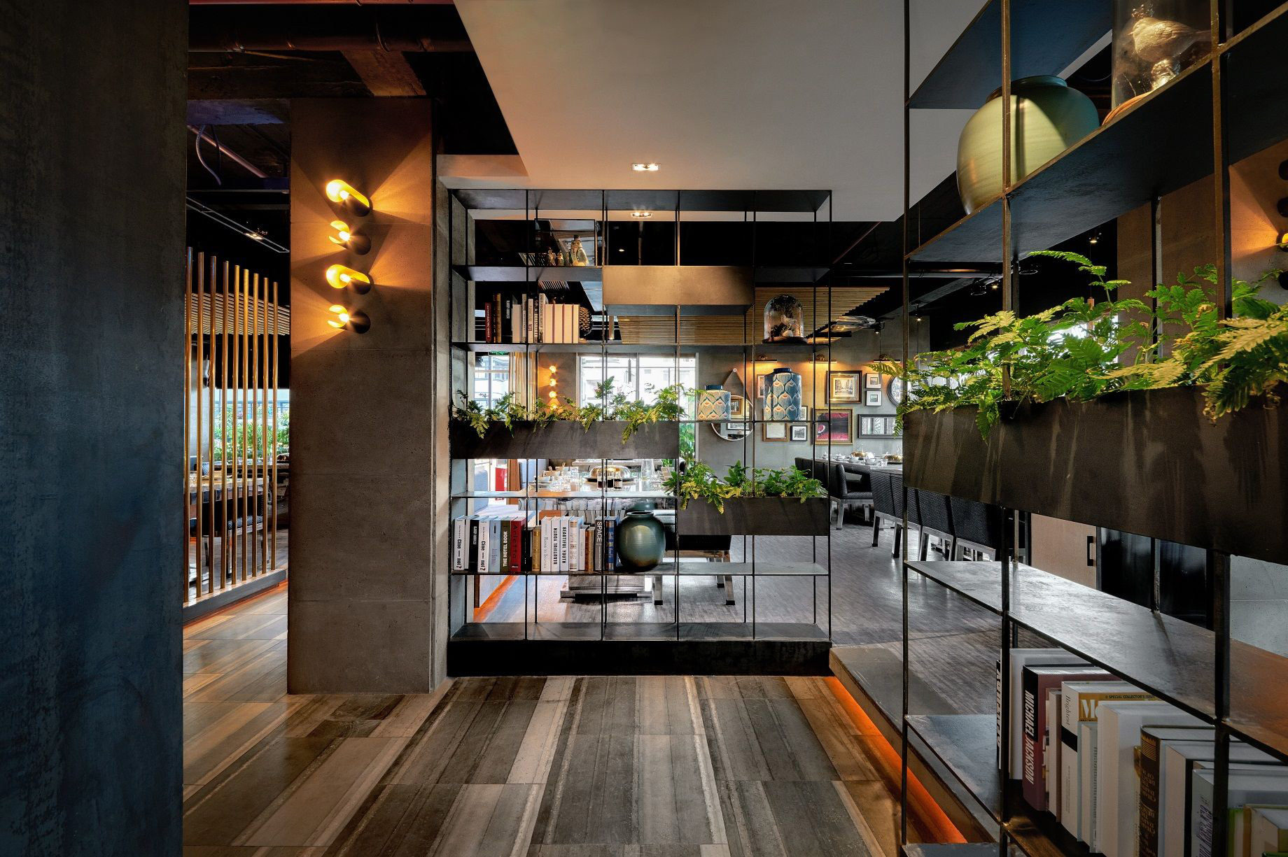 火锅店装修设计效果图,火锅店装修设计实景图