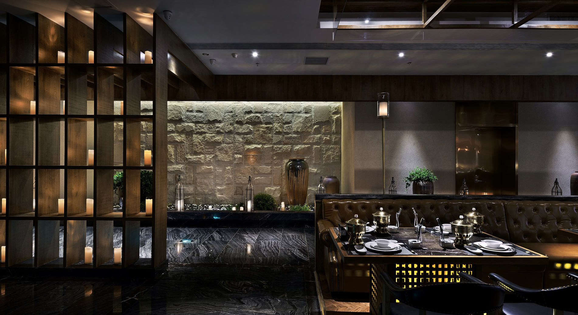 自助餐厅装修设计实景图,自助餐厅装修设计图片