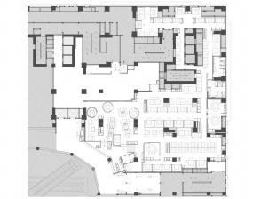 火锅店装饰设计平面图