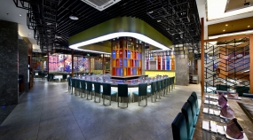 铁板烧店装饰图片,铁板烧店空间设计效果图