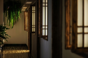 火锅店装饰设计布局图, 火锅店装饰设计实景图