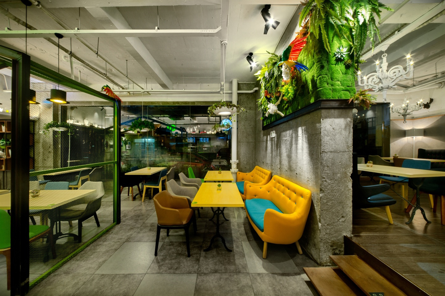 快餐店装修设计效果图,快餐店装修设计布局图