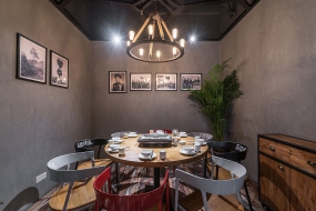 烧烤店空间设计图片,烧烤店装饰设计效果图