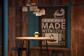 快餐店装修设计布局图