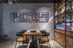 烧烤店空间设计实景图,烧烤店空间设计图片