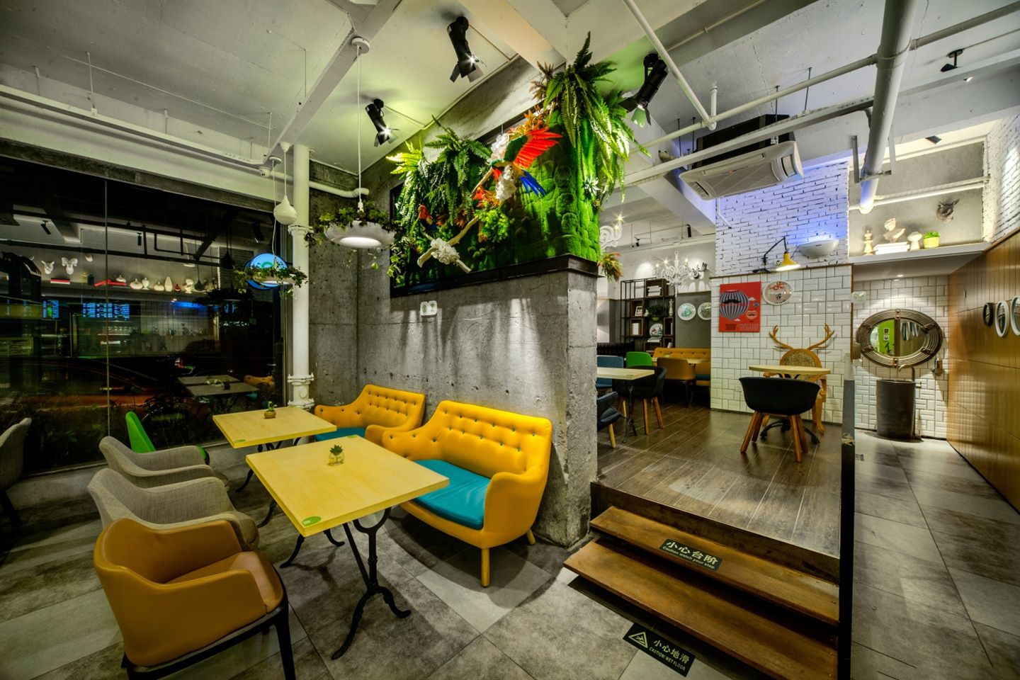 快餐店装修设计布局图,快餐店装修设计实景图