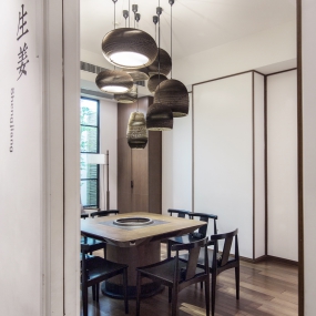 火锅店装饰实景图