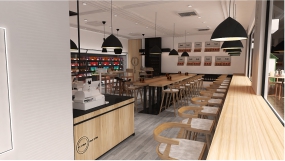 水果店空间布局效果图