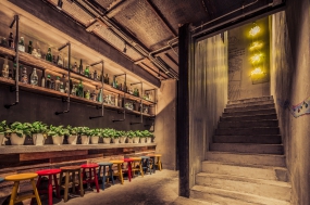 烧烤店装修设计效果图