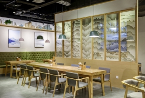 日式快餐店设计案例,日式快餐店设计图片