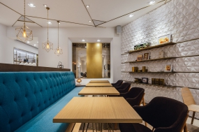 快餐店设计效果图,快餐店设计效果