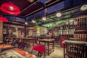 烧烤店空间设计效果图