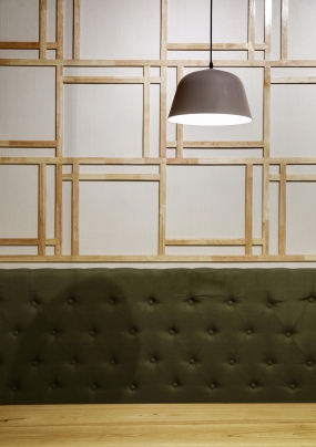 日式快餐店装饰布局图, 快餐店设计案例