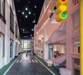 儿童游乐生活馆设计效果图,游乐生活馆设计效果图