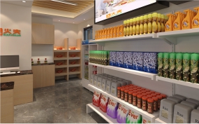 水果店装修设计效果图,水果店装修设计图片