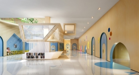 上海松江区慈生民办幼儿园,幼儿园装修设计实景图