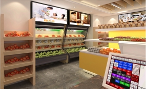 水果店设计实景图