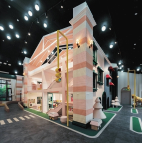 儿童乐园装修效果图,儿童游乐生活馆设计效果图